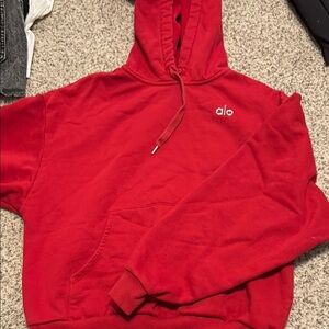 Alo Red Hoodie